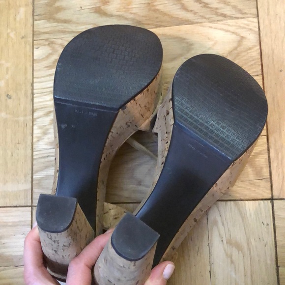 Stuart Weitzman platform cork heels - Picture 4 of 4